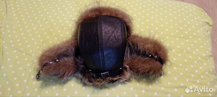 Мужская зимняя шапка ушанка меховая