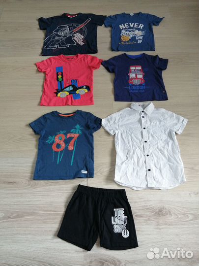 Большой пакет вещей для мальчика, 5-6 лет