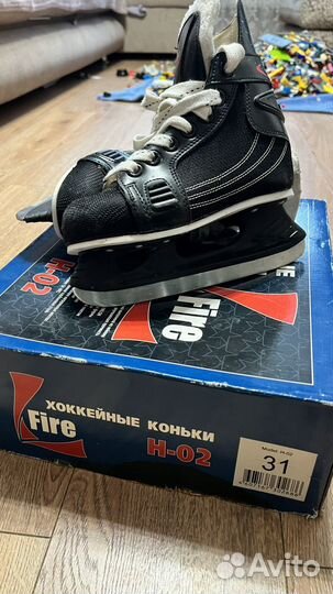 Коньки хоккейные детские