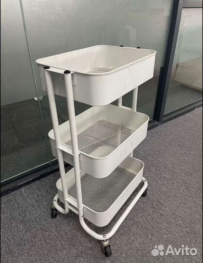 Новая Тележка на колесиках Raskog IKEA роскуг