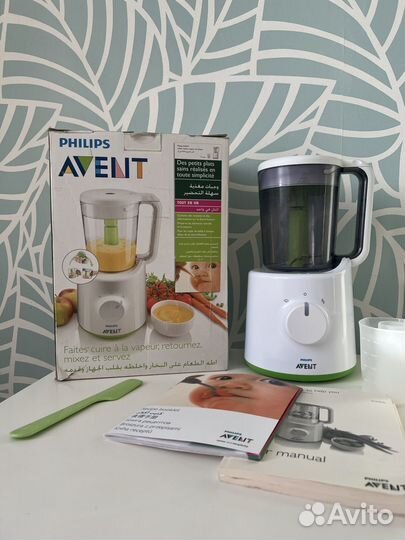 Паровка блендер philips avent 2 в 1