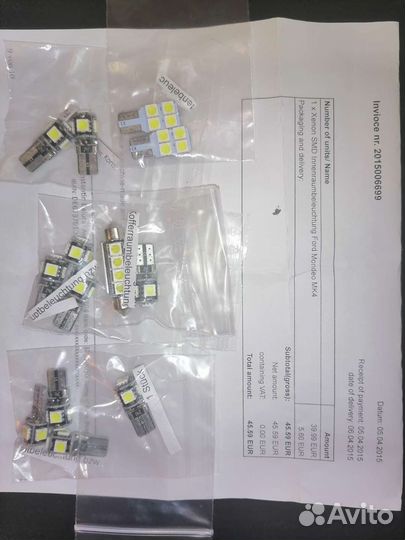Автомобильные светодиодные лампы
