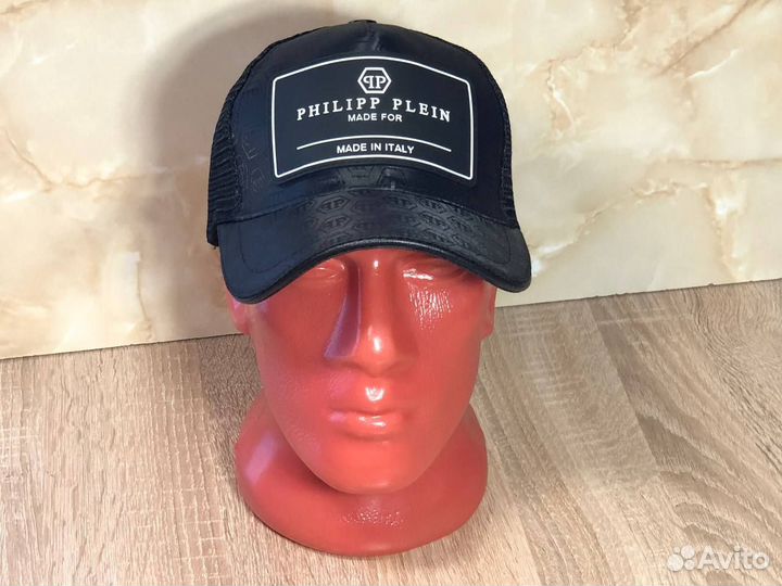 Кепка Бейсболка Philipp Plein чёрная. Новая