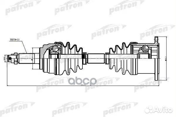Полуось лев/прав ford: expedition, F-150, F-250