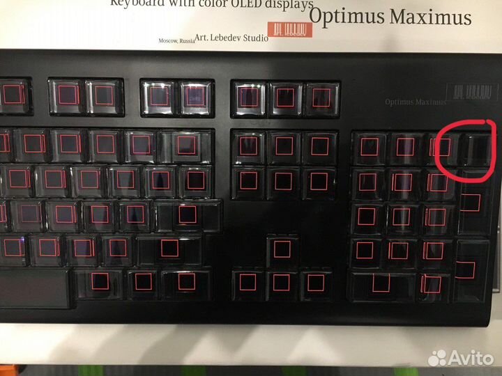 Клавиатура Optimus Maximus Артемия Лебедева