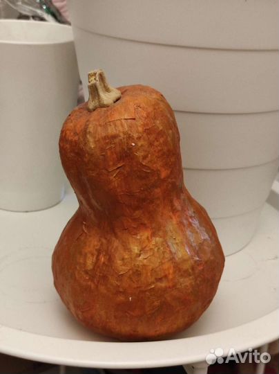 Тыква декоративная ручная работа
