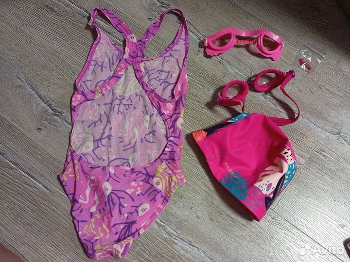 Очки для плавания joss, купальник