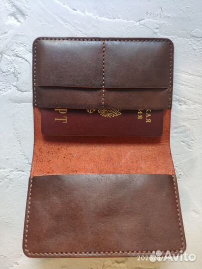 Обложка для паспорта. Натуральная кожа