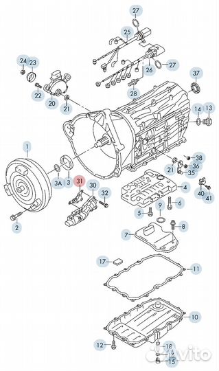 Прокладка масляного насоса АКПП Touareg / Audi Q7