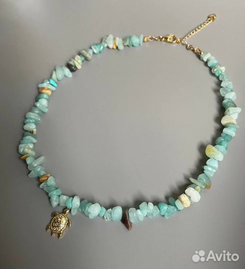 Колье с черепашкой