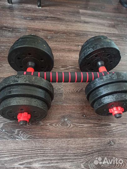 Гантели 2x10кг, штанга, доставка