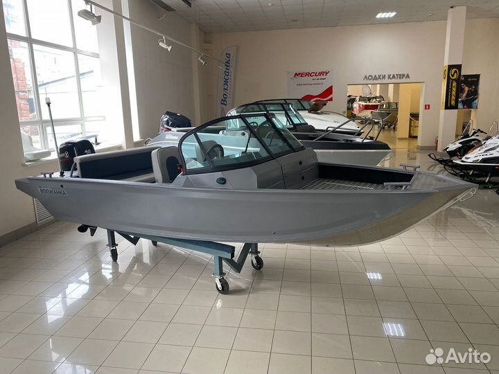 Лодка Волжанка 44 с мотором Yamer EF 40 FEL -T 4т