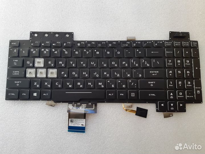 Клавиатура Asus TUF Gaming FX505 с RGB подсветкой