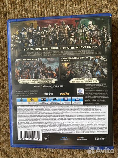 Игра для PS4 For honor