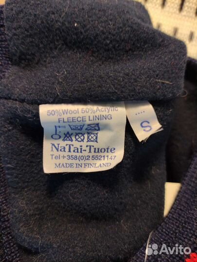 Комплект шапка и шарф финский