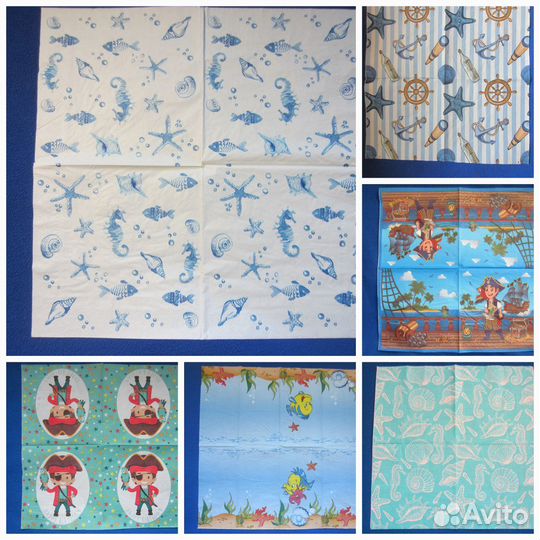 Салфетки для декупажа море
