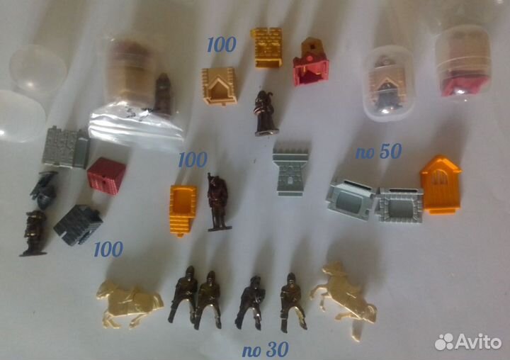 Игрушки из Киндер Сюрприза Классика. Единички