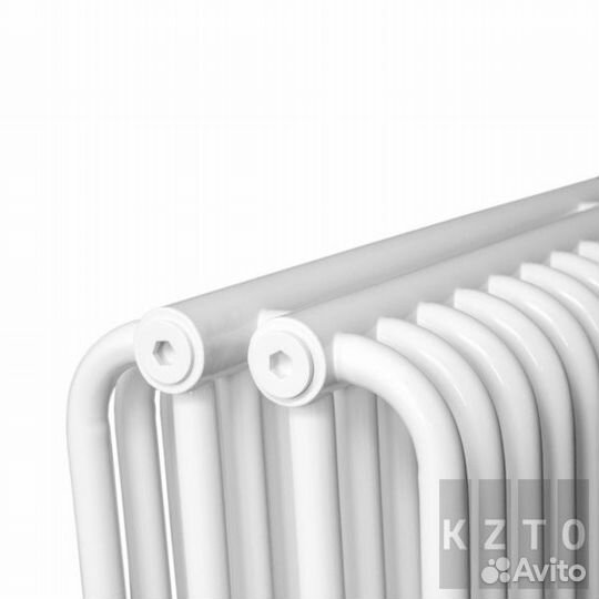 Радиатор четырёхтрубный kzto рск 4-1500-11, подкл. боковое 1/2