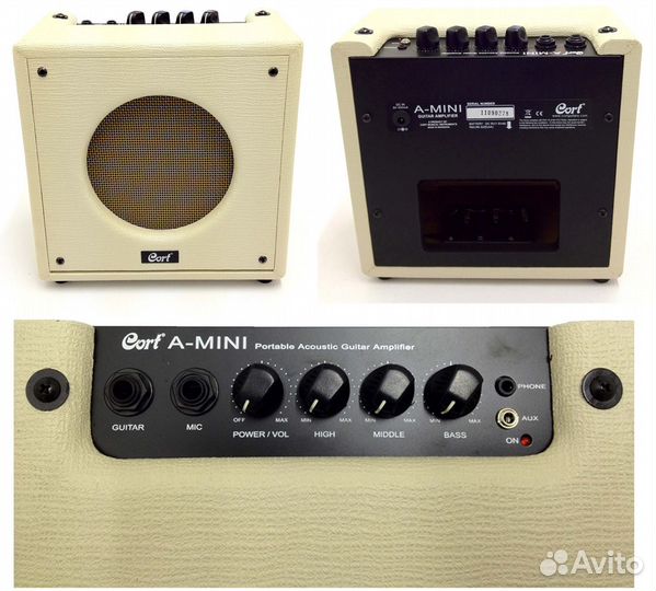 Комбоусилитель на батарейках Cort A-mini