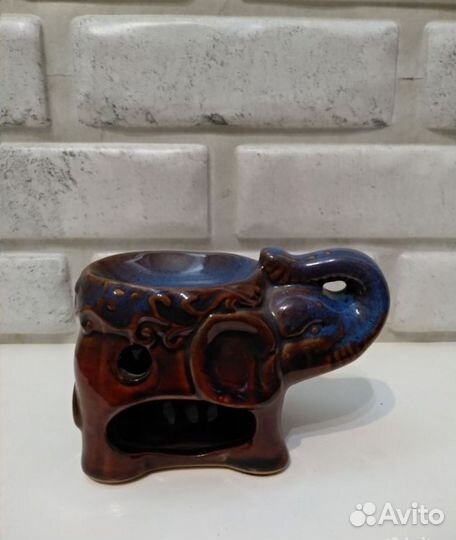 Фигурка слон, аромалампа, керамика