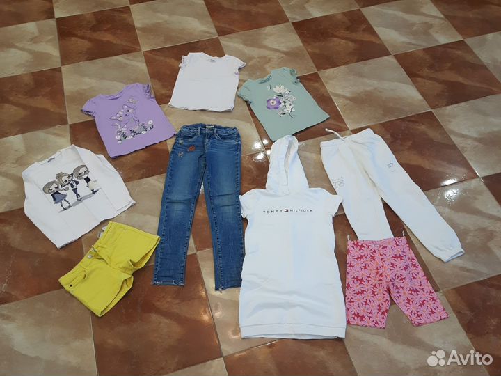 Пакет одежды на девочку 128-140 р., бренд,оригинал