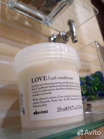 Davines love curl conditioner