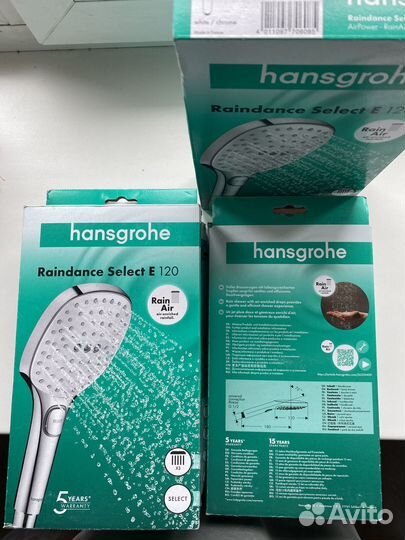 Лейка душа hansgrohe Raindance Select 120 26520400