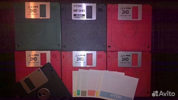 Новые дискеты 7шт. L.PRO,TDK