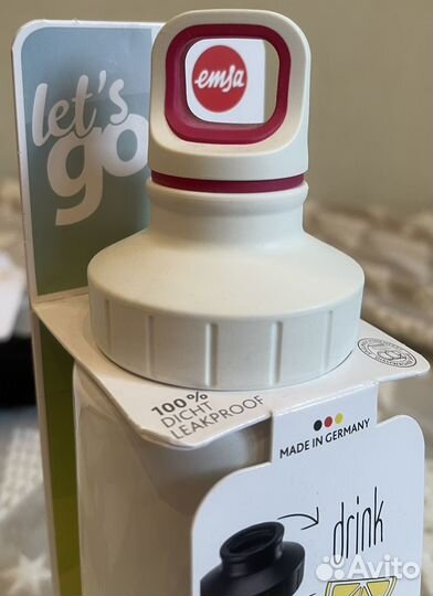 Стальная бутылка для воды 0,6л emsa