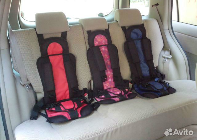 Бескаркасное автокресло от 1 года до 12 лет
