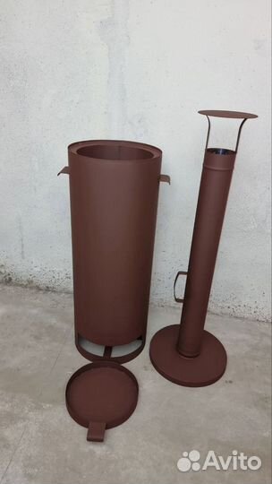 Печь для бассейна на дровах из нержавеющей стали