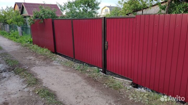 Ворота распашные с автоматикой