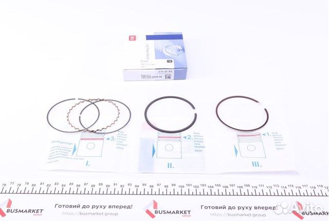 Комплект поршневых колец Volvo-Renault 1.7