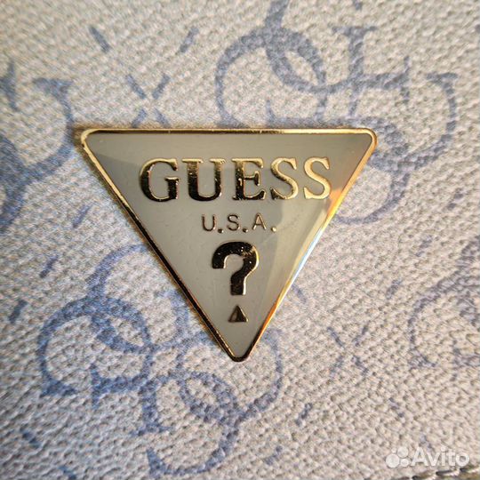 Сумка кросс боди голубая новая guess