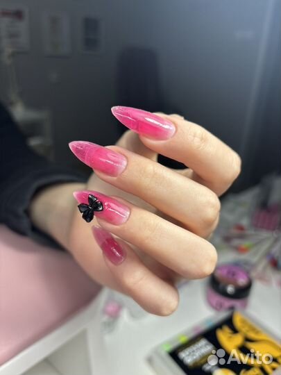 Маникюр наращивание