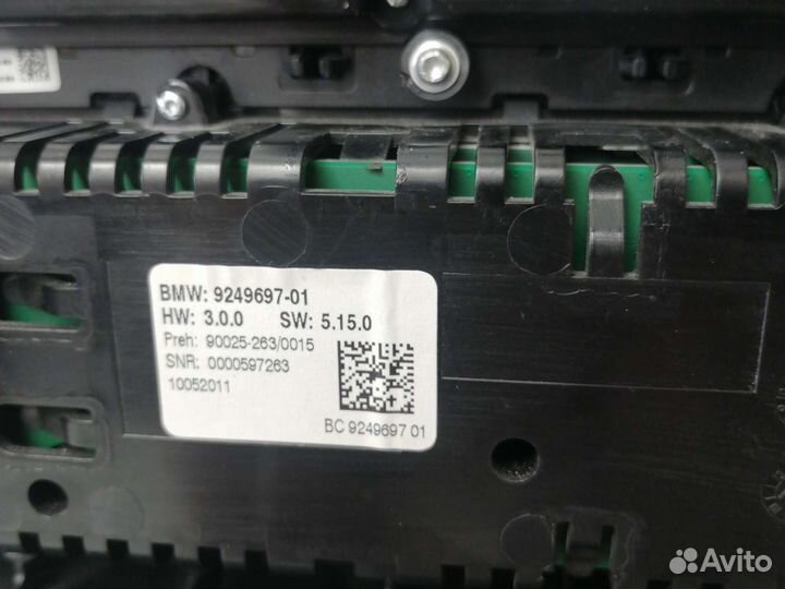 Панель управления кондиционера BMW 5-Series F10