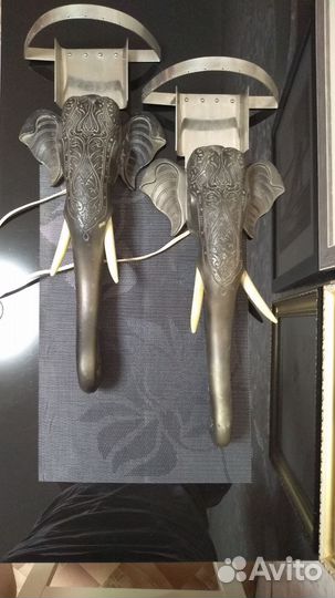 Настенный светильник бра бронза