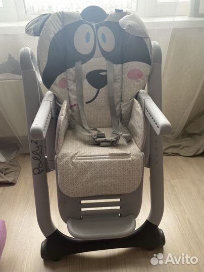 Стульчик для кормления chicco polly 2 start