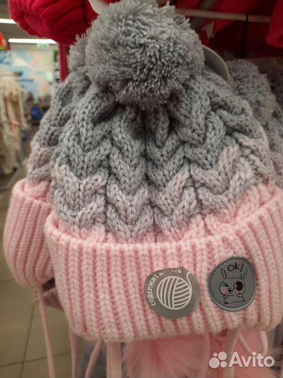 Шапка для девочки 50 52