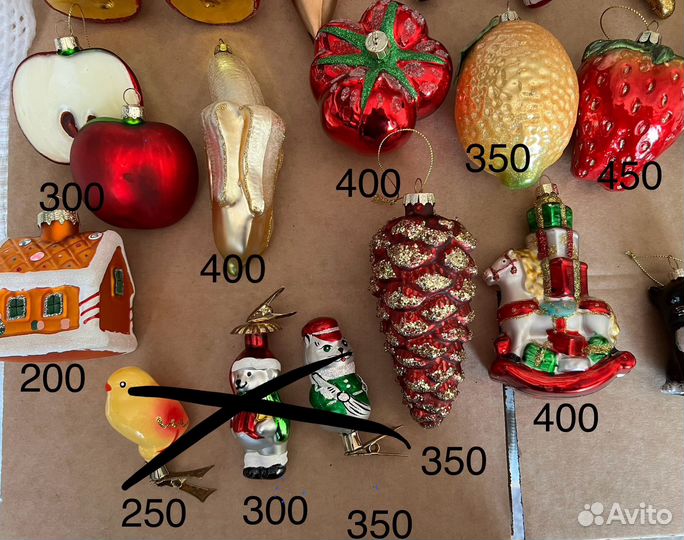 Елочные игрушки стекло