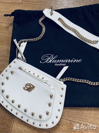 Сумка blumarine белая