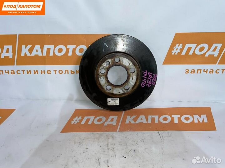 Диск тормозной передний Volkswagen Polo 5 2012