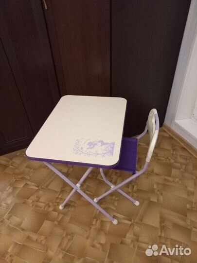 Детский столик со стульчиком Nika от 3 до 7 лет
