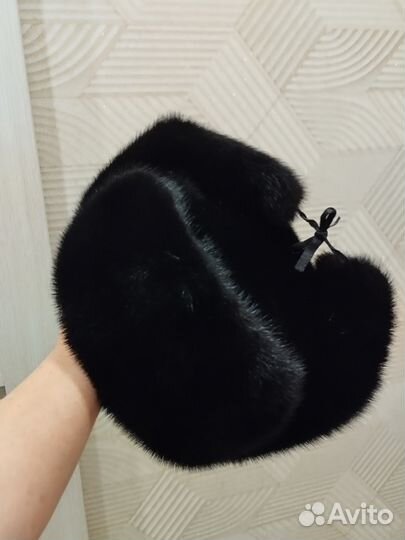 Норковая шапка мужская новая 56-58