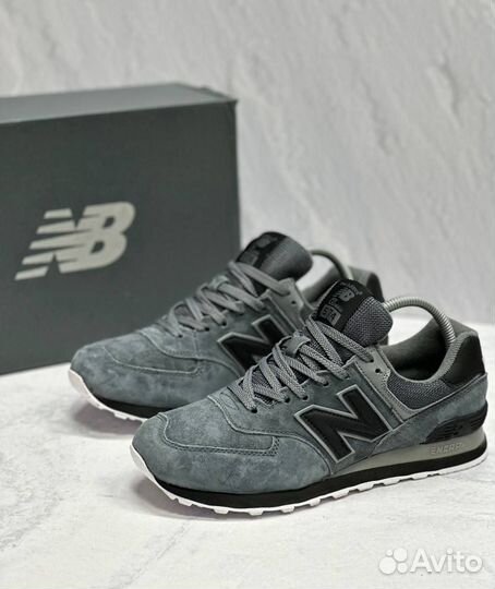 Кроссовки мужские new balance 574 серые