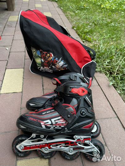 Ролики детские раздвижные Reaction р. 31-36