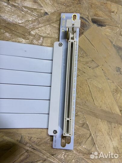 Райзер для видеокарт PCIe 3.0 х16 белый 30см