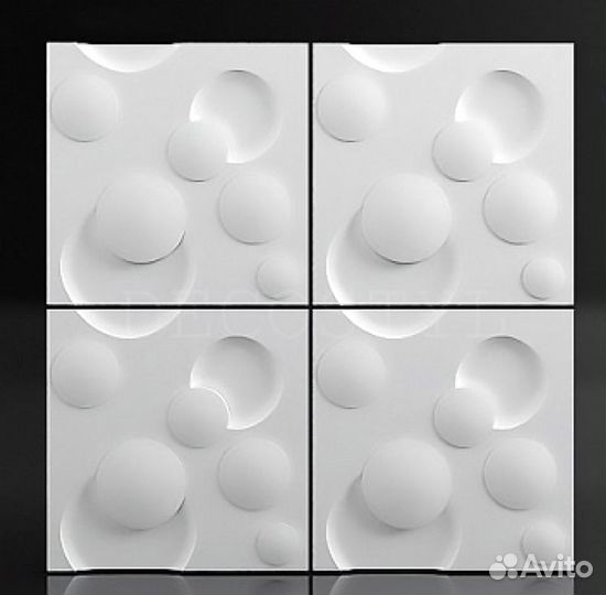 Гипсовая 3D панель DecoStyl Drop