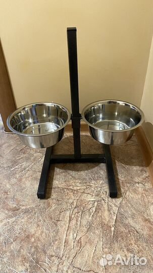 Миски на регулируемой подставке для собак