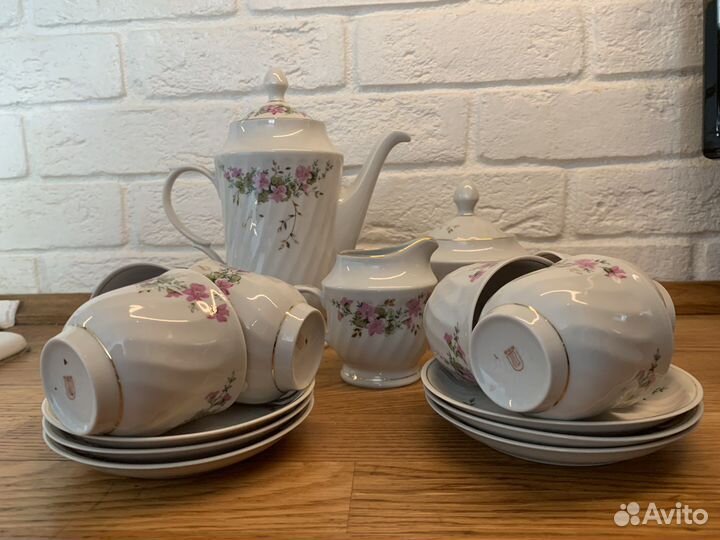 Сервиз чайный Рижский форфоровый завод RPR
